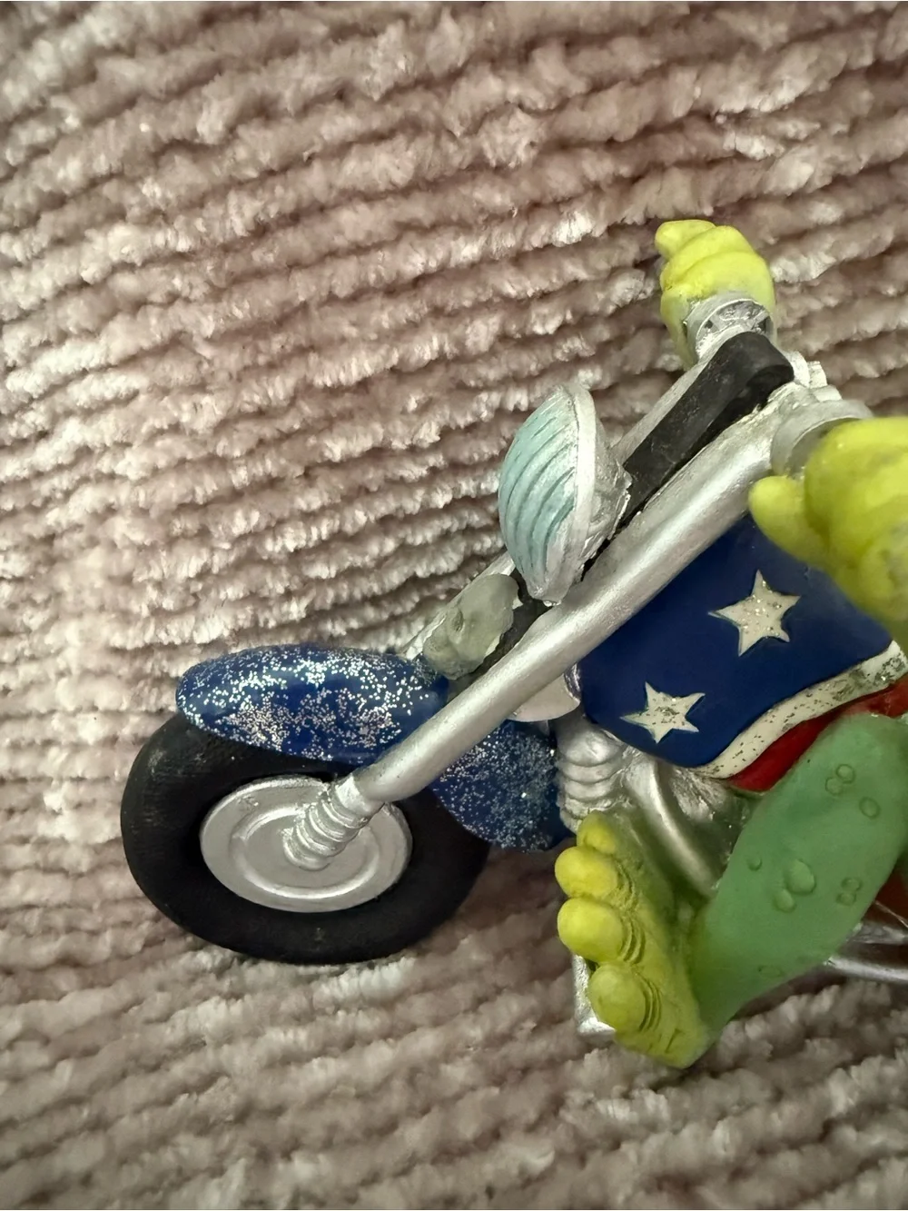 Vintage Holland Studio Sprogz Frogs Biker Motorcycle Frog Figurine 3 1/4